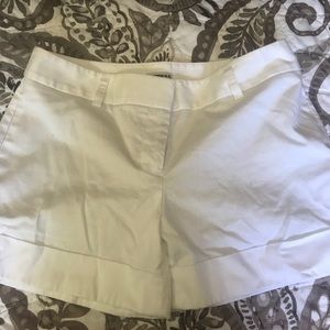 Express white shorts